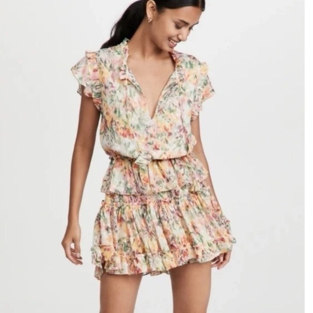 Floral Ruffle Dress - Picture 2 of 5